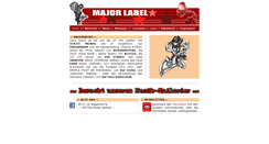 Desktop Screenshot of majorlabel.de